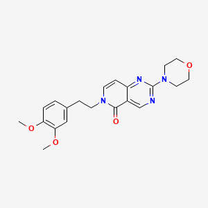 6-[2-(3,4-dimethoxyphenyl)ethyl]-2-morpholin-4-ylpyrido[4,3-d]pyrimidin-5(6H)-one