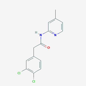 2-(3,4-dichlorophenyl)-N-(4-methyl-2-pyridinyl)acetamide