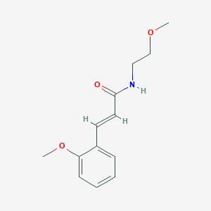 N-(2-methoxyethyl)-3-(2-methoxyphenyl)acrylamide