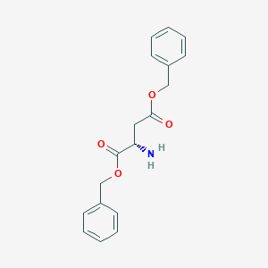 molecular formula C18H19NO4 B046089 (S)-二苄基 2-氨基琥珀酸酯 CAS No. 2791-79-9