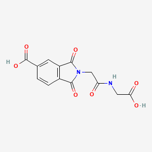 2-{2-[(carboxymethyl)amino]-2-oxoethyl}-1,3-dioxo-5-isoindolinecarboxylic acid