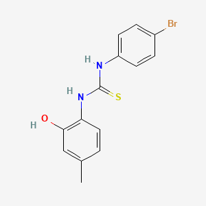 N-(4-bromophenyl)-N'-(2-hydroxy-4-methylphenyl)thiourea