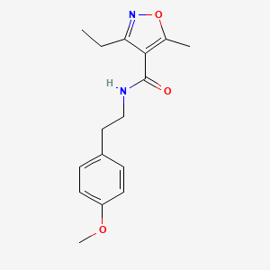 3-ETHYL-N-[2-(4-METHOXYPHENYL)ETHYL]-5-METHYL-12-OXAZOLE-4-CARBOXAMIDE