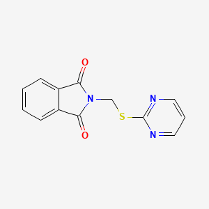 2-(Pyrimidin-2-ylsulfanylmethyl)isoindole-1,3-dione