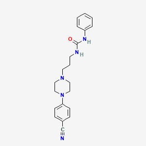 1-[3-[4-(4-Cyanophenyl)piperazin-1-yl]propyl]-3-phenylurea