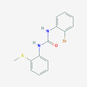 N-(2-BROMOPHENYL)-N'-[2-(METHYLSULFANYL)PHENYL]UREA