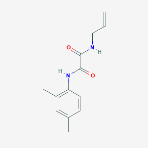 molecular formula C13H16N2O2 B4609032 N'-(2,4-dimethylphenyl)-N-prop-2-enyloxamide 