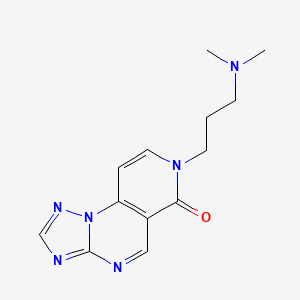 7-[3-(dimethylamino)propyl]pyrido[3,4-e][1,2,4]triazolo[1,5-a]pyrimidin-6(7H)-one