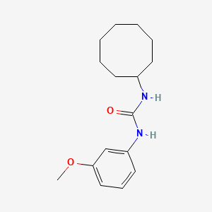 molecular formula C16H24N2O2 B4609128 N-cyclooctyl-N'-(3-methoxyphenyl)urea 