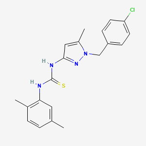 N-[1-(4-chlorobenzyl)-5-methyl-1H-pyrazol-3-yl]-N'-(2,5-dimethylphenyl)thiourea