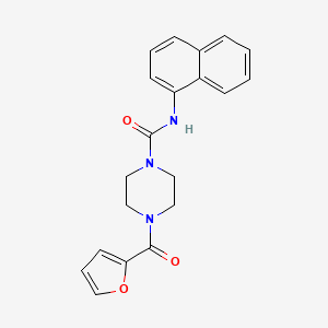 4-(2-furoyl)-N-1-naphthyl-1-piperazinecarboxamide