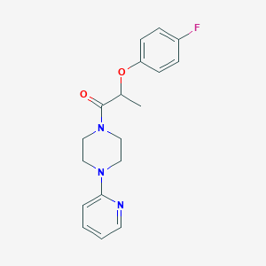 2-(4-FLUOROPHENOXY)-1-[4-(2-PYRIDYL)PIPERAZINO]-1-PROPANONE