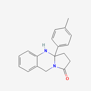 3a-(4-methylphenyl)-3,3a,4,9-tetrahydropyrrolo[2,1-b]quinazolin-1(2H)-one