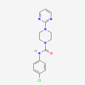 N-(4-chlorophenyl)-4-(2-pyrimidinyl)-1-piperazinecarboxamide