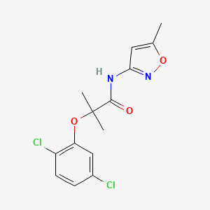 2-(2,5-dichlorophenoxy)-2-methyl-N-(5-methyl-3-isoxazolyl)propanamide