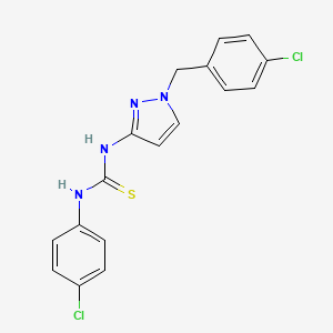 N-[1-(4-chlorobenzyl)-1H-pyrazol-3-yl]-N'-(4-chlorophenyl)thiourea