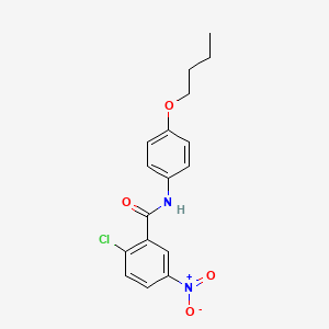 N-(4-butoxyphenyl)-2-chloro-5-nitrobenzamide