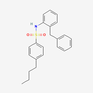 N-(2-benzylphenyl)-4-butylbenzenesulfonamide