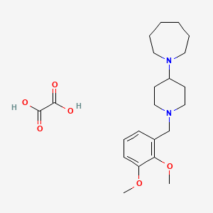 1-[1-(2,3-dimethoxybenzyl)-4-piperidinyl]azepane oxalate