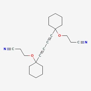 3,3'-[1,3-butadiyne-1,4-diylbis(1,1-cyclohexanediyloxy)]dipropanenitrile