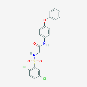 N~2~-[(2,5-dichlorophenyl)sulfonyl]-N~1~-(4-phenoxyphenyl)glycinamide