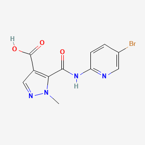 5-{[(5-bromo-2-pyridinyl)amino]carbonyl}-1-methyl-1H-pyrazole-4-carboxylic acid