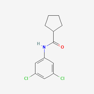 molecular formula C12H13Cl2NO B4609773 N-(3,5-dichlorophenyl)cyclopentanecarboxamide 