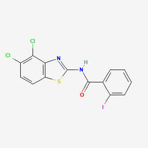 N-(4,5-dichloro-1,3-benzothiazol-2-yl)-2-iodobenzamide