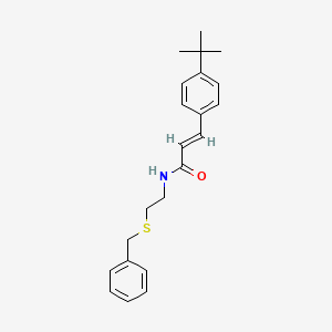 N-[2-(benzylthio)ethyl]-3-(4-tert-butylphenyl)acrylamide