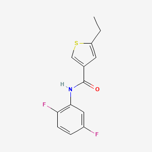 N-(2,5-difluorophenyl)-5-ethyl-3-thiophenecarboxamide