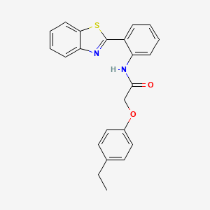 N-[2-(1,3-benzothiazol-2-yl)phenyl]-2-(4-ethylphenoxy)acetamide