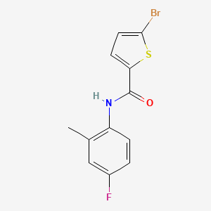 5-bromo-N-(4-fluoro-2-methylphenyl)-2-thiophenecarboxamide