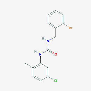 molecular formula C15H14BrClN2O B4610153 N-(2-溴苄基)-N'-(5-氯-2-甲苯基)脲 