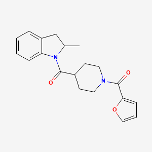 1-{[1-(2-furoyl)-4-piperidinyl]carbonyl}-2-methylindoline