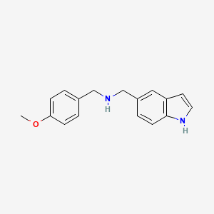 (1H-indol-5-ylmethyl)(4-methoxybenzyl)amine