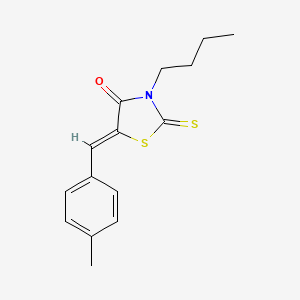 3-butyl-5-(4-methylbenzylidene)-2-thioxo-1,3-thiazolidin-4-one