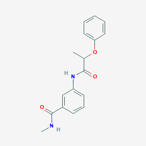 N-methyl-3-[(2-phenoxypropanoyl)amino]benzamide