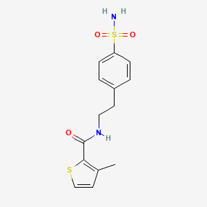 N-{2-[4-(aminosulfonyl)phenyl]ethyl}-3-methyl-2-thiophenecarboxamide