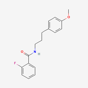 2-fluoro-N-[3-(4-methoxyphenyl)propyl]benzamide