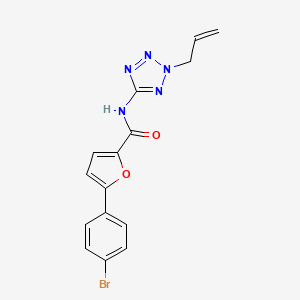 N-(2-allyl-2H-tetrazol-5-yl)-5-(4-bromophenyl)-2-furamide