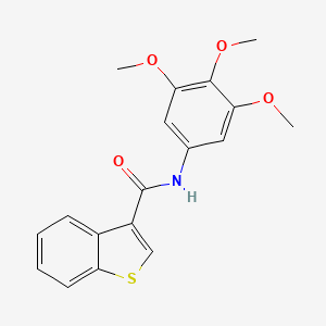 N-(3,4,5-trimethoxyphenyl)-1-benzothiophene-3-carboxamide