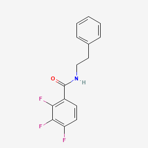 molecular formula C15H12F3NO B4611132 2,3,4-trifluoro-N-(2-phenylethyl)benzamide 