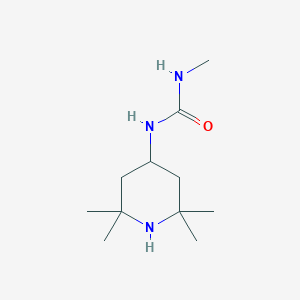 molecular formula C11H23N3O B4611152 N-methyl-N'-(2,2,6,6-tetramethyl-4-piperidinyl)urea 