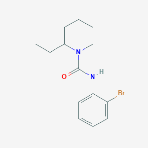 N-(2-bromophenyl)-2-ethyl-1-piperidinecarboxamide