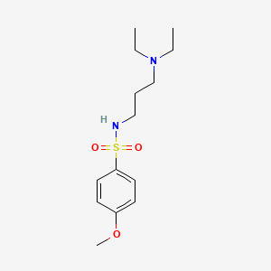 N-[3-(diethylamino)propyl]-4-methoxybenzenesulfonamide