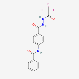 N-(4-{[2-(trifluoroacetyl)hydrazino]carbonyl}phenyl)benzamide