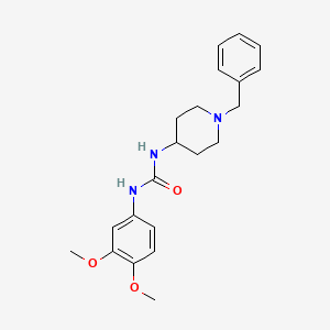 N-(1-benzyl-4-piperidinyl)-N'-(3,4-dimethoxyphenyl)urea