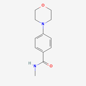 molecular formula C12H16N2O2 B4611584 N-methyl-4-(4-morpholinyl)benzamide 