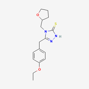 5-(4-ethoxybenzyl)-4-(tetrahydro-2-furanylmethyl)-4H-1,2,4-triazole-3-thiol