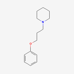 molecular formula C14H21NO B4611737 1-(3-苯氧基丙基)哌啶 